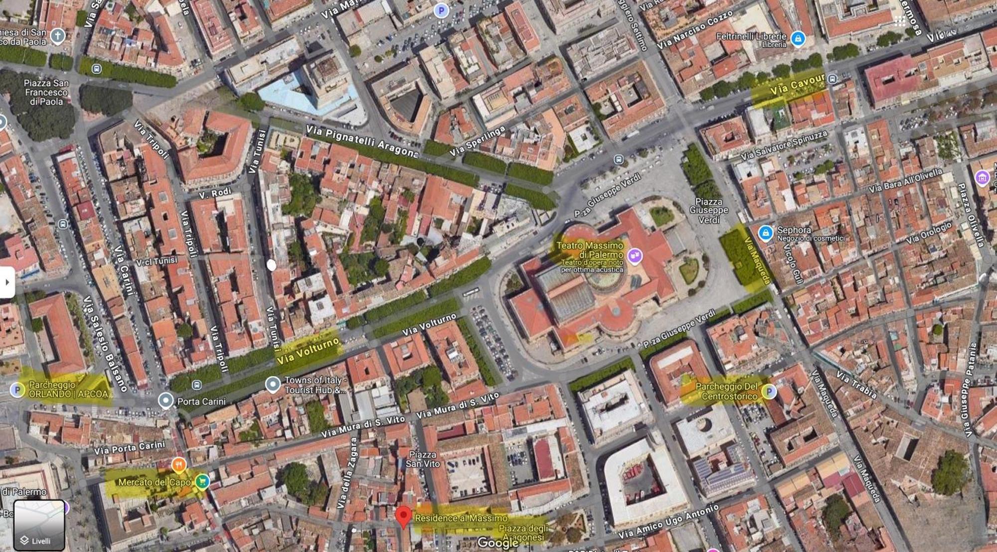 Appartamenti-Residence Al Massimo Palermo Exterior foto